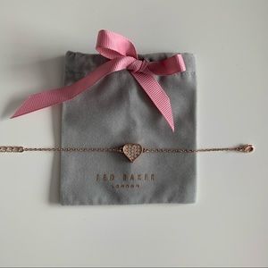 TED BAKER Hidden Heart Bracelet - Rose Gold